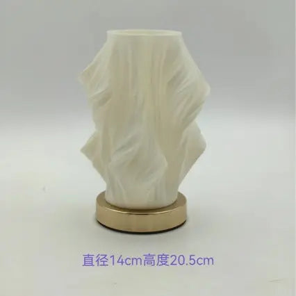 Solid Wood 3D Decorative Table Lamp Creative Ornaments Bedroom Charging Table Lamp Usb Bedside Nightlight Table Lamp