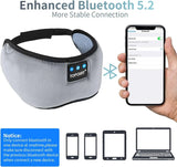 Bluetooth Sleep Eye Mask Wireless Headphones, Sleeping Eye Cover Travel Music He
