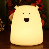 Cat Night Light for Kids,Cute Night Lamp for Nursery,Squishy Silicone Cat Touch Lights Portable, Gift for Birthday and Christmas for Kids Baby Children