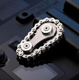 Handheld Metal Chain Fidget Spinner with Unique Steampunk Design, DIY Stress Relief Toy for Adults, Perfect for Anxiety Relief at Work or School