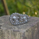 Handheld Metal Chain Fidget Spinner with Unique Steampunk Design, DIY Stress Relief Toy for Adults, Perfect for Anxiety Relief at Work or School