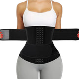 Neoprene Sauna Waist Trainer Corset Sweat Belt for Women Compression Cincher Band Workout Fitness Back Support
