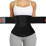 Neoprene Sauna Waist Trainer Corset Sweat Belt for Women Compression Cincher Band Workout Fitness Back Support