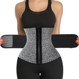 Neoprene Sauna Waist Trainer Corset Sweat Belt for Women Compression Cincher Band Workout Fitness Back Support