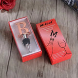 Prosecco Stopper - Personalised Champagne Stopper in Rose Gold - Wine Lovers Gift, Monogram Gift - Letter B